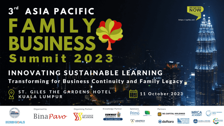 3RD ASIA PACIFIC FAMILY BUSINESS SUMMIT 2023